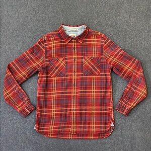 Levi’s Classic Work Shirt Plaid Flannel - M